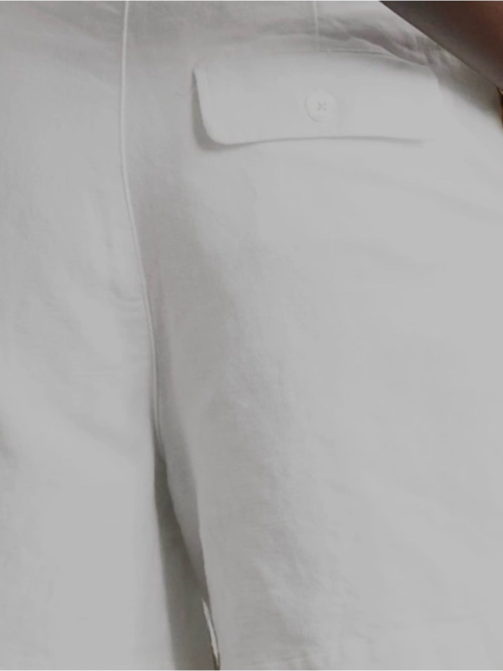 Alex Mill size 8/10 White Women's Tailored Bermuda Shorts Linen nwt